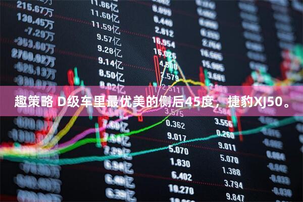 趣策略 D级车里最优美的侧后45度，捷豹XJ50。